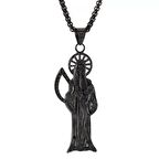 Azrail Gotik Kolye Paslanmaz Çelik