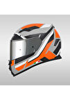 Sway 820 Aıx Orange Full Face Kask Kapalı Motosiklet Kask