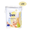 İpek Maxi Bebek Temizleme Pamuğu 60'lı 30 Paket