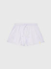 Benetton Lila Kız Çocuk Diz Üstü Düz Şort 37YKC901O