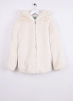 Benetton Ekru Kız Çocuk Ceket 2Q6TCN05E 0R2