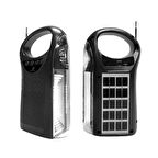 TORİMA KTS-1437 Solar El Feneri Şarjlı Fm Radyolu Kablosuz Hoparlör