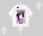 Oversize Tshirt Games Schoolgirl Anime Baskılı