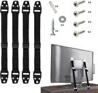 Microcase Vidalı Uzunluk Ayarlı Eşya Sabitleyici Aparat Düşmeyi Önleyici Deprem Mobilya Ve Çocuk Koruma - SİYAH 4  ADET AL5264