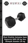 Özel Üretim Çalışma Spor Egzersiz HEX-20 kg Hex Olimpik Dambıl 20 kg