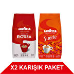 Qualità Rossa + Suerte Çekirdek Kahve (1000gr) 2'Li Paket