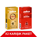 Qualità Oro 55gr + Qualità Rossa 57gr Nespresso® Uyumlu Alüminyum Kapsül 2'Li Paket