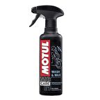 Motul E1 Wash Wax Susuz Temizleme Yıkama ve Cila 400 ML