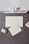 Doquhome Dora Banyo Paspası Krem&Vizon 60x100cm