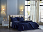 Napoli Yatak Örtüsü Çift Kişilik - Lacivert