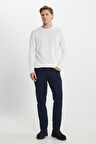 Slim Fit Dar Kesim Pamuklu Esnek Armürlü 5 Cep Pantolon