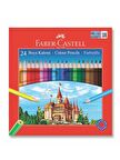 Faber-Castell Karton Kutu Boya Kalemi 24 Renk