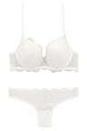 Kadın Ekru 4796 Push Up Sütyen Takım