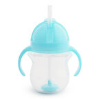 Munchkin Tıklama Kilitli  Uçlu Alıştırma Bardağı,  6ay+207ml Mavi