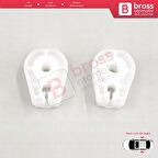 Renault Megane 2 Cabriolet İçin 2 Adet Arka Sağ veya Sol Kapı Cam İndirme Kaldırma Mekanizma Klipsi