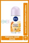Nivea Kadın Roll-on Deodorant Fresh Orange 50ml, Ter Kokusuna Karşı 48 Saat Koruma, Portakal Kokusu
