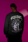 Resilience Yazılı Unisex Oversize Tasarım Sweatshirt