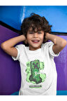 Creeper Baskılı Unisex Oyun Çocuk Tişört (1-12 YAŞ)