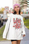 Blink-182 Tasarım Grafiti Yazı Baskılı Unisex Oversize Sweatshirt