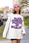 Black Sabbath Master Of Reality Yazılı Unisex Oversize Rock Metal Sweatshirt