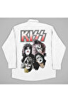 Kiss Müzik Grubu Baskılı Unisex Gömlek
