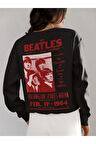 The Beatles Müzik Grubu Baskılı Unisex Oversize Vintage Sweatshirt