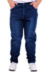 Mode XL Büyük Beden Erkek Klasik Kot Pantolon MARK 21920d Mavi