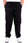 Mode XL Büyük Beden Erkek Gabardin Düz Paça Jogger EVEREST 21929 Siyah