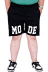 Mode XL Büyük Beden Erkek Şort Süprem 25501S Siyah