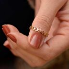 14k Altın Kalpli Yüzük