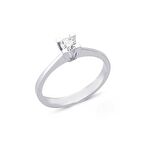 0,19Ct Pırlanta Tektaş Yüzük - 18K