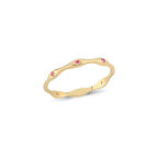 14k Altın Renkli Taşlı Rhythm Yüzük