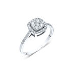 Pırlanta Coronet Tektaş Yüzük