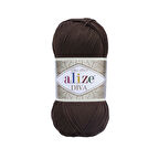 Alize Diva El Örgü İpi (5 Li Paket) - 26-Kahve