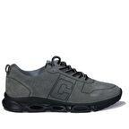 Gri Süet Deri Casual Erkek Ayakkabı