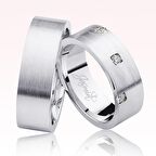 Beyaz Altın Alyans 3004-2