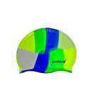 Avessa Mc-906 Gökkuşağı Silikon Havuz Bonesi Lacivert-Yeşil