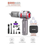 TORİMA HL-121 Mini Araç El Süpürgesi Üflemeli Şarjlı Çok Fonksiyonlu