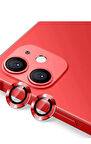  Iphone 11/12/12 Mini Uyumlu Kamera Koruyucu Lens Mercek Metal Çerçeveli 2li Set