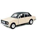 Metal Çek Bırak Anadol Araba Beyaz Sesli ve Işıklı ( 1/36 Ölçek )