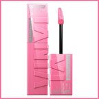 Maybelline New York Super Stay Vinyl Ink Uzun Süre Kalıcı Likit Parlak Ruj 155 Upbeat