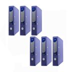 Büro Klasör Dar Lila Noki Lila Büro Klasörü Halkalı 6 Adet