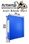 Mavi Arşiv Ve Proje Kutusu 29x36x10cm 1 Adet Arşiv Klasörü Lastikli Plastik Arşiv Klasörü Büro Okul Sınıf