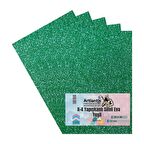 Yapışkanlı Simli Eva A4 20x30 5 Adet 1 Paket Hobi Okul Öncesi Kreş Anasınıfı Eva Yapışkanlı Simli 20*30