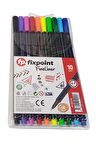 Fineliner 10 Lu İnce Uçlu Kalem 1 Paket 10 Renk 0.4 Mm Keçe Uçlu Kalem Renkli İşaretleme Yazı Kalemi