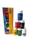 Akrilik Boya 6 Renk 30 ml 1 Paket Akrilik Boya Seti 6 lı Ahşap Tuval Taş Ağaç Boyamalar İçin İdea Boyama Seti