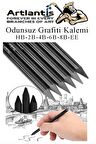Odunsuz Grafiti Kalemi 6 lı 1 Paket Odunsuz Kömür Kalemi Füzen Kalemi Çizim Kalemi Eskiz ve Karakalem Kalemi