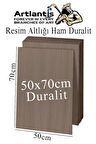 Resim Altlığı Duralit 50x70 cm 1 Adet Ham Mdf Çok Amaçlı Kullanım 3 mm Kalınlığında Durolit