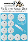 Plastik Kasnak 24 mm 10 lu 1 Paket Tekerlek Yuvarlak Kasnak Oyuncak Çıkrık Makara 2.4 cm Motor Kasnağı Deney Okul Hobi