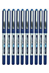 Mavi Pilot Kalem 10 Adet Uniball Eye Mikro 0.5 mm Roller Pilot Kalem Ub-150 Roller Uçlu Likit Mürekkepli Pilot Kalem